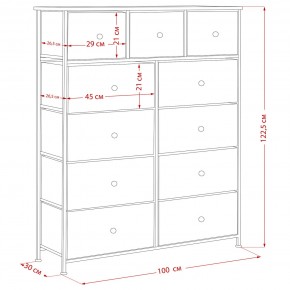 Комод Leset Линкс 11 ящиков (МДФ) в Добрянке - dobryanka.mebel24.online | фото 12