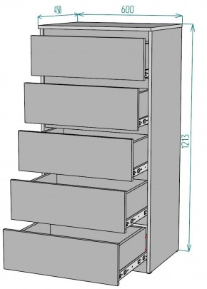 Комод Мальта K132 в Добрянке - dobryanka.mebel24.online | фото 2