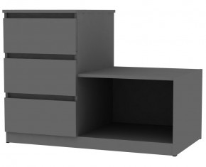 Комод Мальта K206 (Графит) в Добрянке - dobryanka.mebel24.online | фото