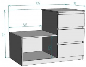 Комод Мальта K207 в Добрянке - dobryanka.mebel24.online | фото 2