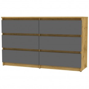Комод Malta light K142 (ДВ-Графит) в Добрянке - dobryanka.mebel24.online | фото