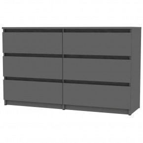 Комод Malta light K142 (Графит) в Добрянке - dobryanka.mebel24.online | фото