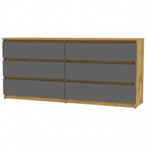Комод Malta light K144 (ДВ-Графит) в Добрянке - dobryanka.mebel24.online | фото