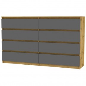 Комод Malta light K147 (ДВ-Графит) в Добрянке - dobryanka.mebel24.online | фото