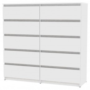 Комод Malta light K155 (Белый) в Добрянке - dobryanka.mebel24.online | фото