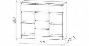 НИЦЦА-6 Комод (НЦ.06) в Добрянке - dobryanka.mebel24.online | фото 2
