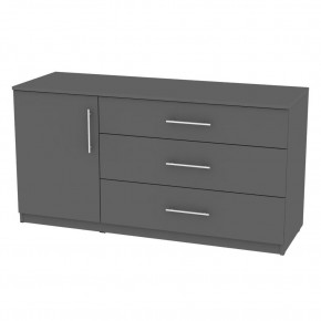 Комод "Калисто (K48)" ручка рейлинг (Графит) в Добрянке - dobryanka.mebel24.online | фото