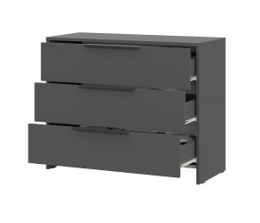 Комод "Камелия 1" 3 ящика Графит серый в Добрянке - dobryanka.mebel24.online | фото 3