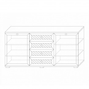 Комодино (фасады глухие) Парма Нео в Добрянке - dobryanka.mebel24.online | фото 5
