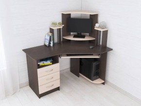 Компьютерный стол Грета-7 венге/дуб молочный в Добрянке - dobryanka.mebel24.online | фото