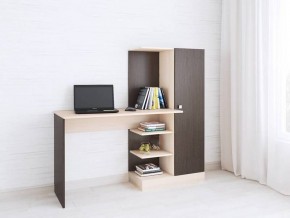 Компьютерный стол Квартет-6 венге/дуб молочный в Добрянке - dobryanka.mebel24.online | фото