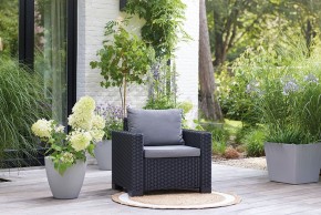 Комплект кресел Калифорния (California chair) графит в Добрянке - dobryanka.mebel24.online | фото 1