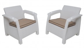 Комплект на балкон Yalta Balcony Set (Ялта) белый в Добрянке - dobryanka.mebel24.online | фото 4