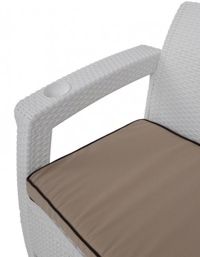 Комплект уличной мебели Yalta Premium Terrace Set (Ялта) белый (+подушки под спину) в Добрянке - dobryanka.mebel24.online | фото 5