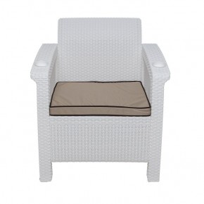 Комплект уличной мебели Yalta Premium Terrace Set (Ялта) белый (+подушки под спину) в Добрянке - dobryanka.mebel24.online | фото 6