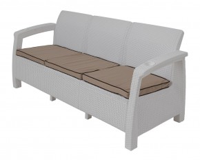 Комплект уличной мебели Yalta Premium Terrace Triple Set (Ялта) белый (+подушки под спину) в Добрянке - dobryanka.mebel24.online | фото 2