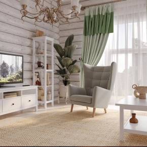 Кресло для отдыха Саари светло-серое, ткань рогожка в Добрянке - dobryanka.mebel24.online | фото 4