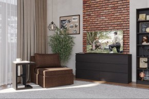 Кресло для отдыха Йоки коричневое, ткань рогожка в Добрянке - dobryanka.mebel24.online | фото 4
