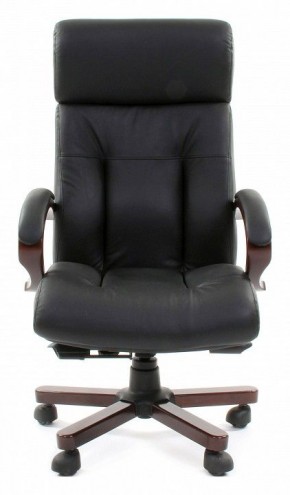 Кресло для руководителя Chairman 421 черный/орех темный, черный в Добрянке - dobryanka.mebel24.online | фото 2
