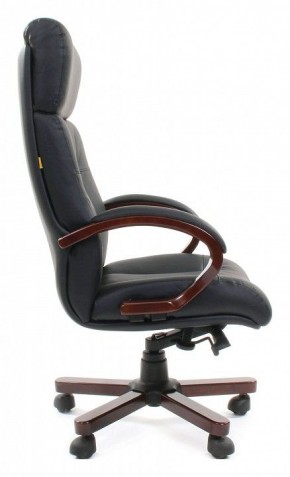 Кресло для руководителя Chairman 421 черный/орех темный, черный в Добрянке - dobryanka.mebel24.online | фото 3