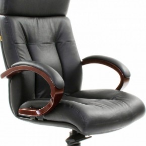 Кресло для руководителя Chairman 421 черный/орех темный, черный в Добрянке - dobryanka.mebel24.online | фото 6