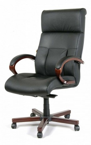Кресло для руководителя Chairman 421 черный/орех темный, черный в Добрянке - dobryanka.mebel24.online | фото 7