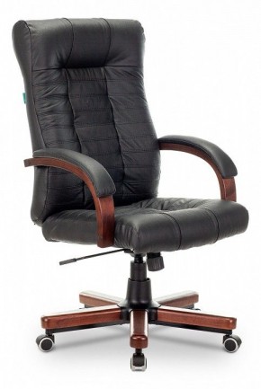 Кресло для руководителя KB-10WALNUT/B/LEATH в Добрянке - dobryanka.mebel24.online | фото