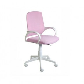 Кресло Ирис White сетка/ткань розовая в Добрянке - dobryanka.mebel24.online | фото 1