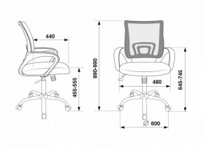 Кресло компьютерное CH-695N/SL/BLACK в Добрянке - dobryanka.mebel24.online | фото