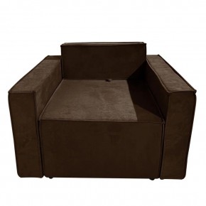 Кресло-кровать Принц КК1-ВК (велюр коричневый) в Добрянке - dobryanka.mebel24.online | фото
