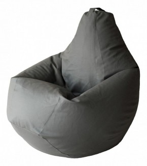 Кресло-мешок Серая ЭкоКожа 3XL 150*110 см в Добрянке - dobryanka.mebel24.online | фото