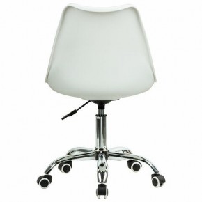 Кресло стул BRABIX "Eames MG-310 CH", хром, пластик белый, ткань серая, 532924 в Добрянке - dobryanka.mebel24.online | фото 4