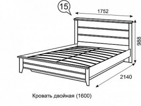 Кровать 1600 с ПМ София 15 в Добрянке - dobryanka.mebel24.online | фото 3