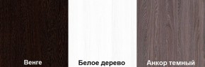 Кровать-чердак Пионер 1 (800*1900) Белое дерево, Анкор темный, Венге в Добрянке - dobryanka.mebel24.online | фото 3