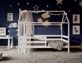 Кровать-домик 80*160 Белый в Добрянке - dobryanka.mebel24.online | фото 2