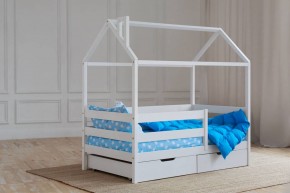 Кровать-домик 80*160 Белый в Добрянке - dobryanka.mebel24.online | фото 4