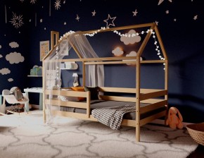 Кровать-домик 80*160 без покраски в Добрянке - dobryanka.mebel24.online | фото 2