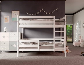 Кровать двухъярусная без крыши 80*160 Белый в Добрянке - dobryanka.mebel24.online | фото 2