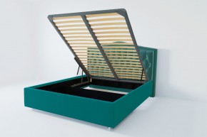 Кровать Калининград с ПМ 1600 (велюр бирюзовый) в Добрянке - dobryanka.mebel24.online | фото