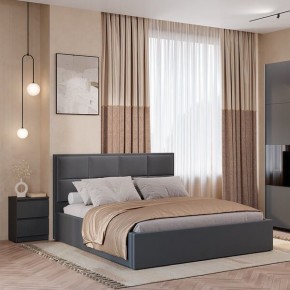 Кровать Линда КР-16 (Графит) 1600 в Добрянке - dobryanka.mebel24.online | фото 2