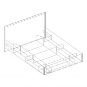 НАОМИ Кровать БЕЗ основания 1400х2000 в Добрянке - dobryanka.mebel24.online | фото 4