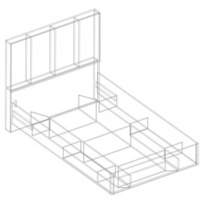 Кровать "Сандра" БЕЗ основания 1200х2000 в Добрянке - dobryanka.mebel24.online | фото 4