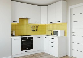 Кухонный гарнитур Белый Глянец 2200*1600 h950 (Стол. 26мм) в Добрянке - dobryanka.mebel24.online | фото
