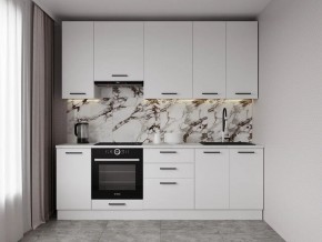 Кухонный гарнитур Белый Глянец 2400 h950 (Стол. 38мм) в Добрянке - dobryanka.mebel24.online | фото