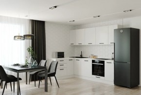 Кухонный гарнитур Белый Глянец 2600*1600 (Стол. 26мм) в Добрянке - dobryanka.mebel24.online | фото