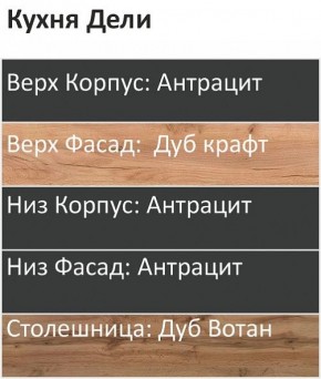 Кухонный гарнитур Дели 1000 (Стол. 38мм) в Добрянке - dobryanka.mebel24.online | фото 3