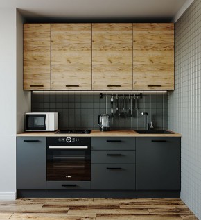 Кухонный гарнитур Дели 2200 (Стол. 38мм) в Добрянке - dobryanka.mebel24.online | фото