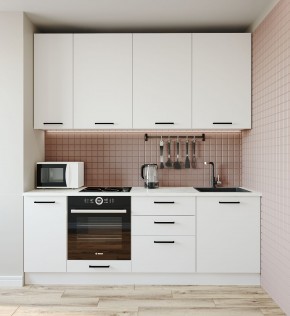 Кухонный гарнитур Жемчуг 2200 (Стол. 38мм) в Добрянке - dobryanka.mebel24.online | фото