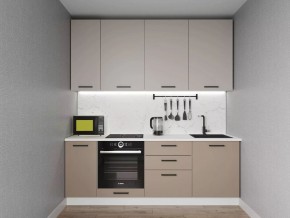 Кухонный гарнитур Каппучино 2200 h950 (Стол. 26мм) в Добрянке - dobryanka.mebel24.online | фото