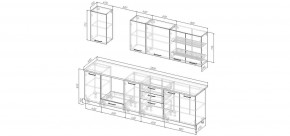 Кухонный гарнитур Меренга 2800 (Стол. 26мм) в Добрянке - dobryanka.mebel24.online | фото 2